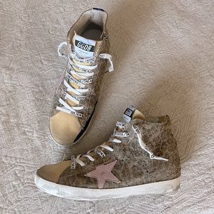 Golden Goose Francy hi top glitter sneaker GGDB